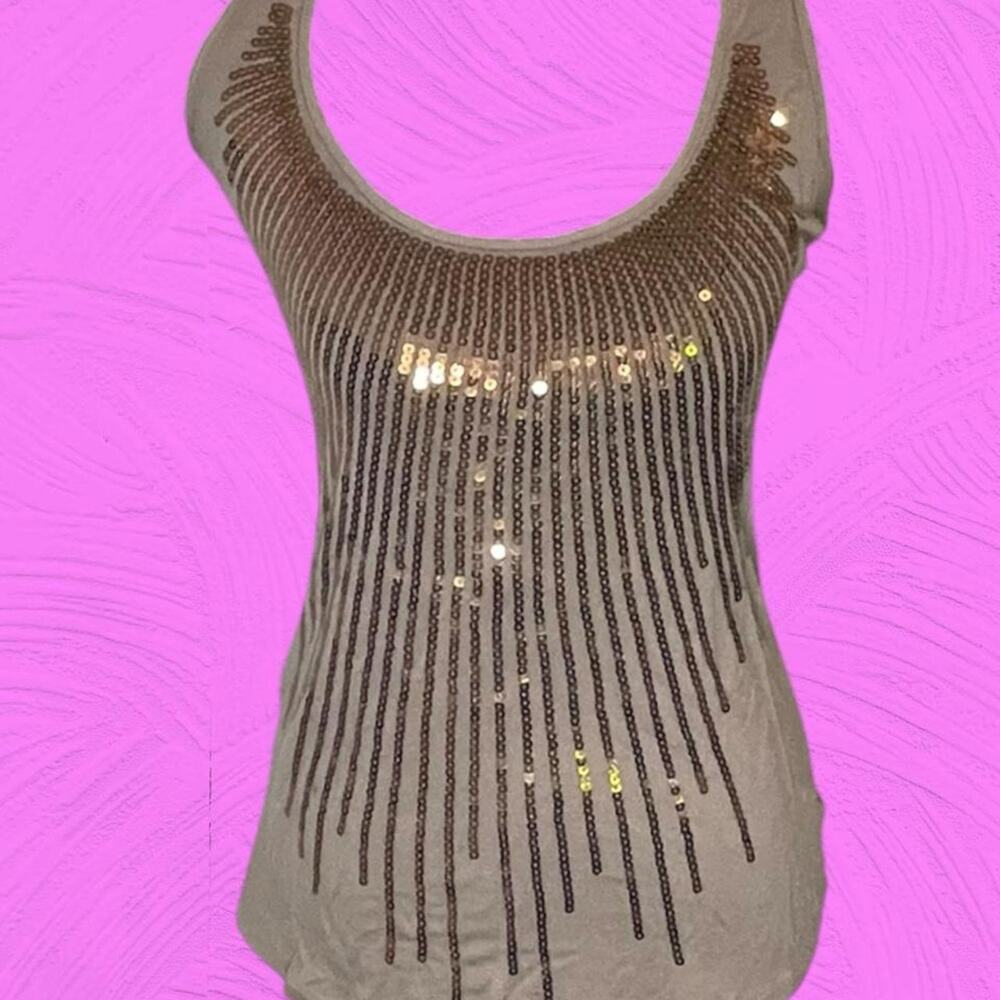 Charlotte russe taupe racerback tank